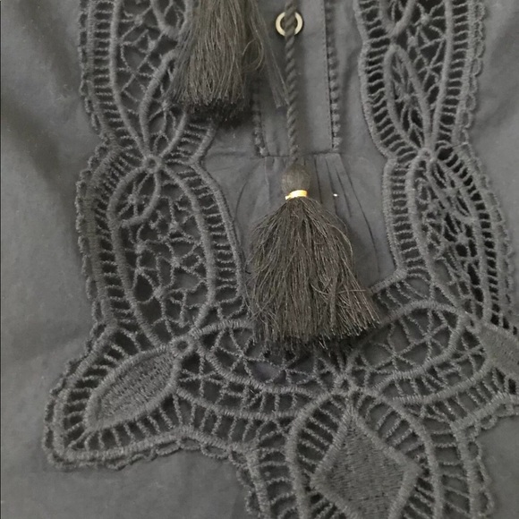 🎉HP🎉Tory Burch Boho Kimberly Tunic In Tory Navy - Picture 5 of 8